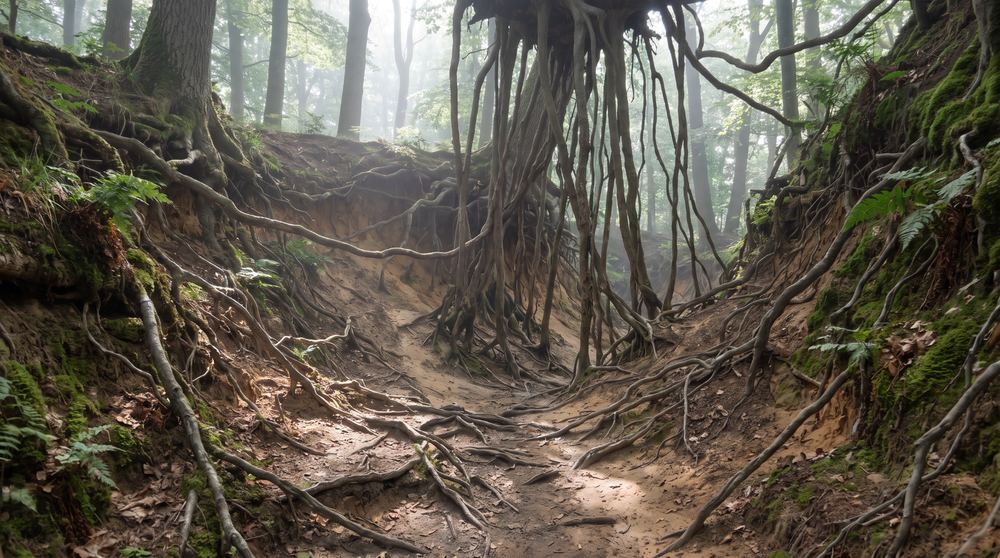Candidate 2 — Ominous root-filled trench