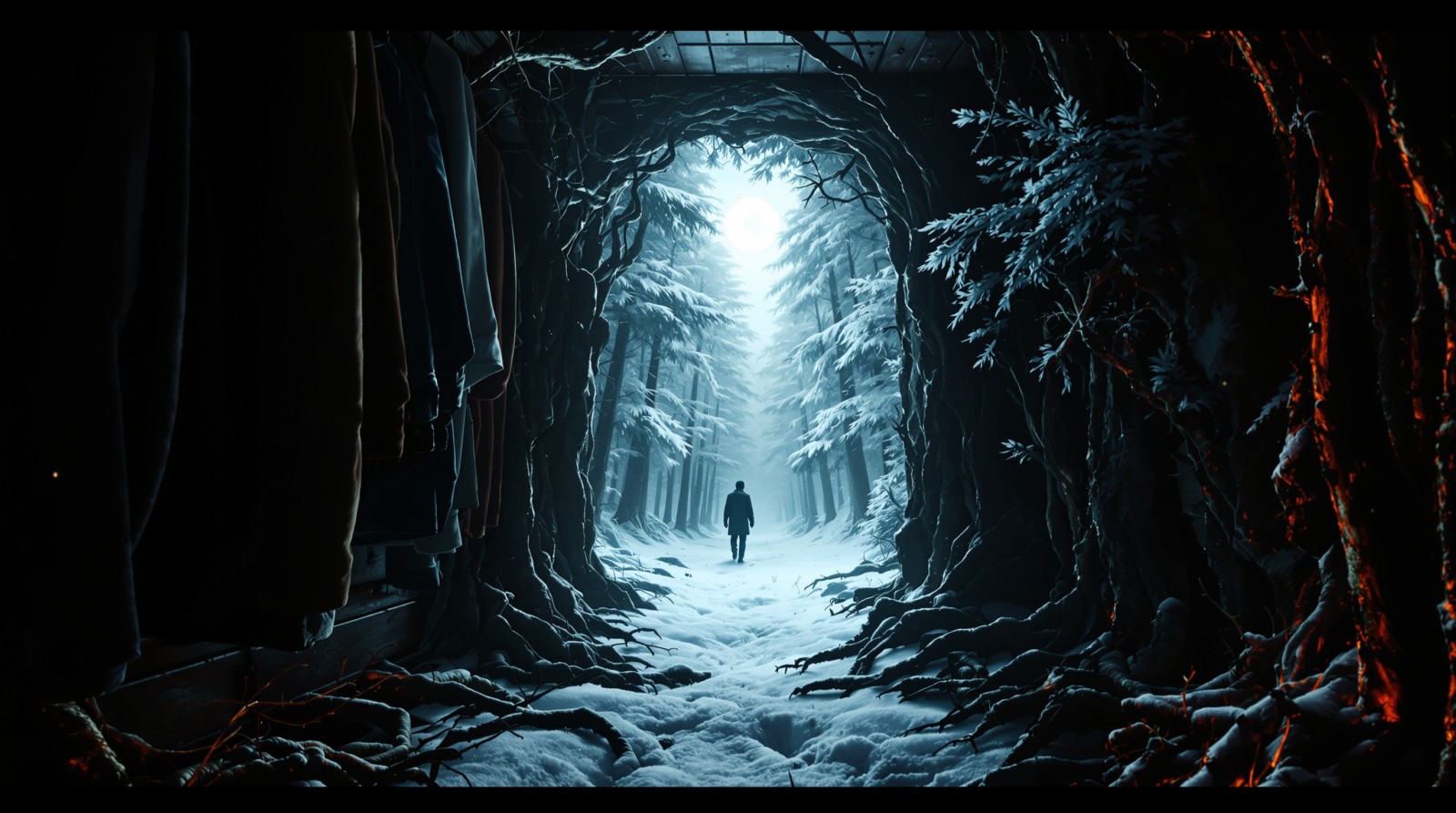 Canonical B winter forest